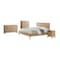 Alaterre Furniture Arden 4-Piece Wood Bedroom Set with King Bed, 2-Drawer Nightstand, Chest, Dresser ANAN01344029 - alternate 1